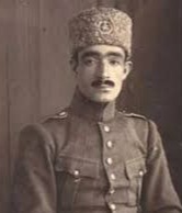  تصویری از محمودخان ژولیده فرمانده نهضت جنگل در جنگ  منجیل پل منجیل ( مکان فعلی سد سفیدرود )